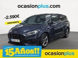 Azul Usado 2021 Ford S-MAX ST-Line Monovolumen | 28.500 € (Caro)