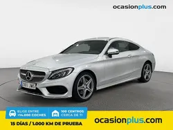 Gris plata Usado 2016 Mercedes C220 AMG Coupe | 28.790 € (Precio justo)