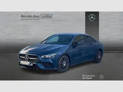 Azul Usado 2022 Mercedes CLA180 AMG line Berlina | 30.990 € (Caro)