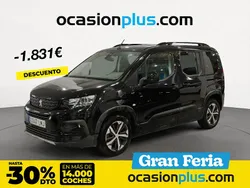 Negro Usado 2021 Peugeot Rifter GT Monovolumen | 19.850 € (Precio justo)