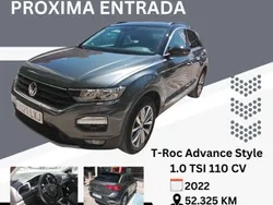 Gris Usado 2022 VW T-Roc Advance SUV | 19.300 € (Buen precio)