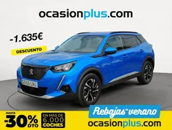 Azul Usado 2021 Peugeot 2008 Allure SUV | 17.990 € (Precio justo)
