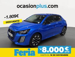 Azul Usado 2025 Peugeot 208 Allure Utilitario | 19.900 € (Precio justo)