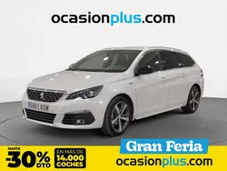 Blanco Usado 2017 Peugeot 308 GT-line Familiar | 10.990 € (Precio justo)