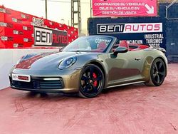 Verde Usado 2019 Porsche 911 Carrera 4S Cabriolet Descapotable | 139.990 € (Precio justo)
