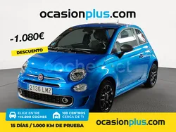 Azul Usado 2021 Fiat 500S S Berlina | 11.890 € (Precio justo)