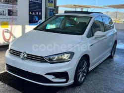 Blanco Usado 2018 VW Golf Sportsvan Sportline Monovolumen | 16.500 € (Precio justo)