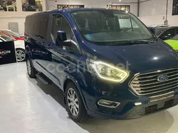 Azul Usado 2022 Ford Tourneo Custom Titanium Monovolumen | 29.990 € (Un poco caro)
