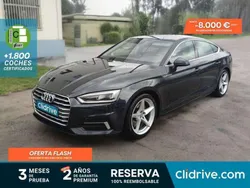 Negro Usado 2018 Audi A5 Sportback Premium Berlina | 19.890 € (Buen precio)