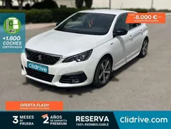 Blanco Usado 2019 Peugeot 308 GT-line Familiar | 10.790 € (Buen precio)