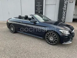 Azul Usado 2018 Mercedes C250 Descapotable | 33.500 € (Precio justo)