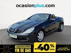 Negro Usado 2007 Mercedes SLK200 Descapotable | 10.790 € (Precio justo)