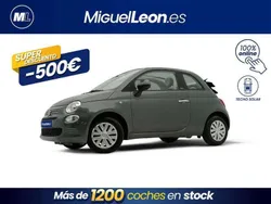 Gris Usado 2018 Fiat 500C Lounge Descapotable | 8985 € (Precio justo)