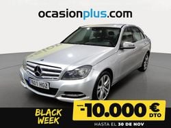 Gris plata Usado 2011 Mercedes C200 Berlina | 12.550 € (Precio justo)