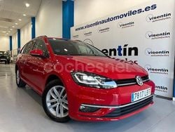Rojo Usado 2019 VW Golf VII Advance Familiar | 16.350 € (Precio justo)