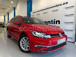 Rojo Usado 2019 VW Golf VII Advance Familiar | 16.750 € (Precio justo)