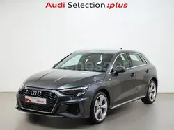 Gris / plata Usado 2024 Audi A3 Sportback e-tron S-Line Berlina | 34.900 € (Caro)