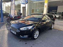 Negro Usado 2016 Ford Focus Titanium Familiar | 8999 € (Precio justo)