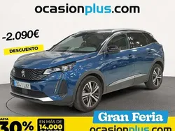 Azul Usado 2021 Peugeot 3008 Style Monovolumen | 20.909 € (Precio justo)