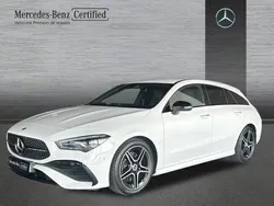 Blanco polar Usado 2024 Mercedes CLA200 Shooting Brake AMG line Familiar | 37.480 € (Precio justo)