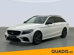 Blanco polar Usado 2020 Mercedes C220 Familiar | 32.500 € (Caro)