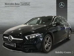 Nachtschwarz unilack Usado 2021 Mercedes A180 AMG line Berlina | 25.900 € (Precio justo)