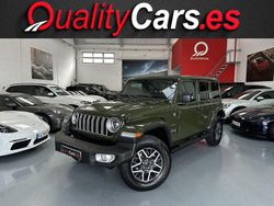 Verde Usado 2024 Jeep Wrangler Unlimited Sahara SUV | 59.900 € (Precio justo)