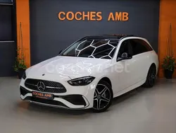 Blanco Usado 2022 Mercedes C300e Familiar | 37.950 € (Precio justo)