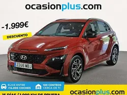 Rojo Usado 2022 Hyundai Kona N Line SUV | 18.991 € (Precio justo)