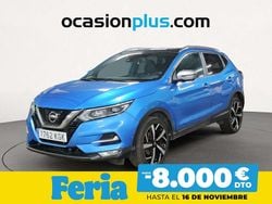 Azul Usado 2017 Nissan Qashqai Tekna SUV | 16.200 € (Precio justo)