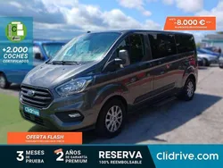 Gris Usado 2021 Ford Tourneo Custom Titanium Monovolumen | 28.990 € (Super precio)