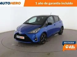 Azul Usado 2017 Toyota Yaris Hybrid Advance Berlina | 13.799 € (Un poco caro)