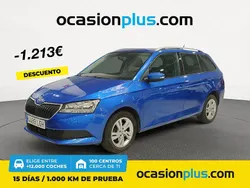 Azul Usado 2020 Skoda Fabia Ambition Familiar | 13.350 € (Un poco caro)