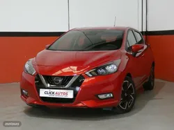 Rojo Usado 2021 Nissan Micra Acenta Utilitario | 12.750 € (Precio justo)