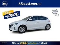 Blanco Usado 2021 Hyundai i20 Berlina | 11.985 € (Precio justo)