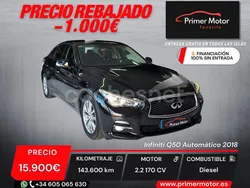Negro Usado 2018 Infiniti Q50 Premium Berlina | 15.900 € (Buen precio)
