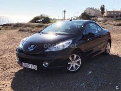 Negro Usado 2007 Peugeot 207 CC Descapotable | 3600 € (Precio justo)