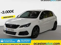 Blanco Usado 2019 Peugeot 308 GT-line Utilitario | 14.091 € (Un poco caro)