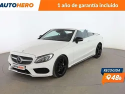 Blanco Usado 2016 Mercedes C220 AMG line Descapotable | 29.199 € (Precio justo)