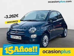 Azul Usado 2022 Fiat 500C Dolcevita Descapotable | 10.700 € (Precio justo)