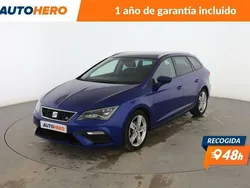 Azul Usado 2017 Seat Leon FR Familiar | 14.999 € (Buen precio)