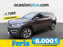 Gris Usado 2018 Jeep Compass Limited SUV | 18.990 € (Un poco caro)