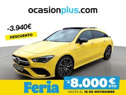 Amarillo Usado 2020 Mercedes CLA35 AMG Shooting Brake AMG Familiar | 43.350 €