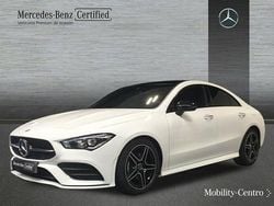 Blanco polar pintura unicolor Usado 2019 Mercedes CLA180 AMG line Berlina | 27.900 € (Caro)