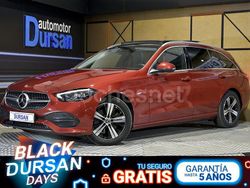 Rojo Usado 2022 Mercedes C220 Familiar | 35.990 € (Precio justo)