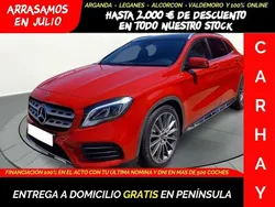 Rojo Usado 2018 Mercedes GLA200 AMG line SUV | 21.490 € (Precio justo)