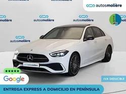 Blanco Usado 2024 Mercedes C220 Berlina | 46.890 € (Precio justo)
