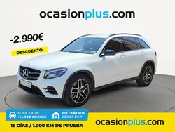 Blanco Usado 2019 Mercedes GLC250 SUV | 32.900 € (Precio justo)