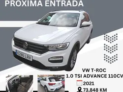 Blanco Usado 2021 VW T-Roc Advance SUV | 19.800 € (Precio justo)