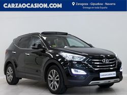 Negro Usado 2015 Hyundai Santa Fe Style SUV | 17.500 € (Precio justo)